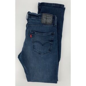 Levis 514 Jeans Mens 32x32 Blue Straight Leg Dark Wash Denim Pants